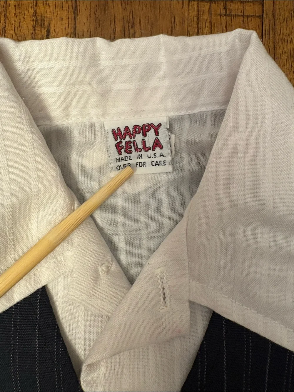 Vintage Happy Fella Toddler Boys Vest Shirt Pants Suit Set